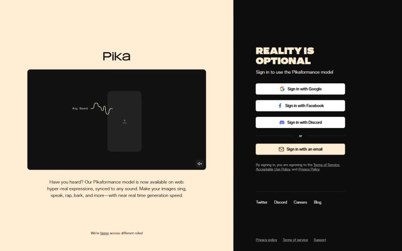 Pika Homepage