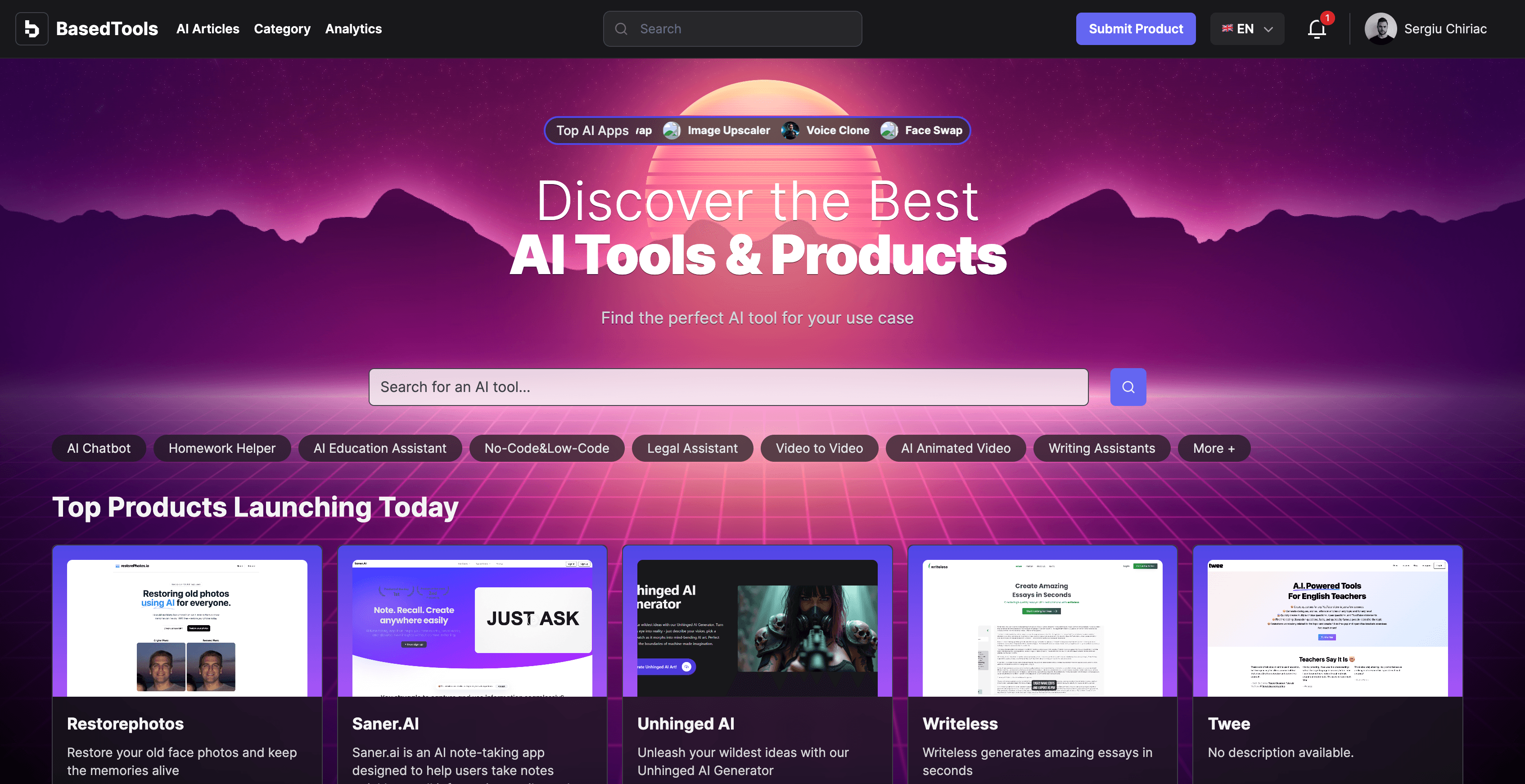 BasedTools website preview