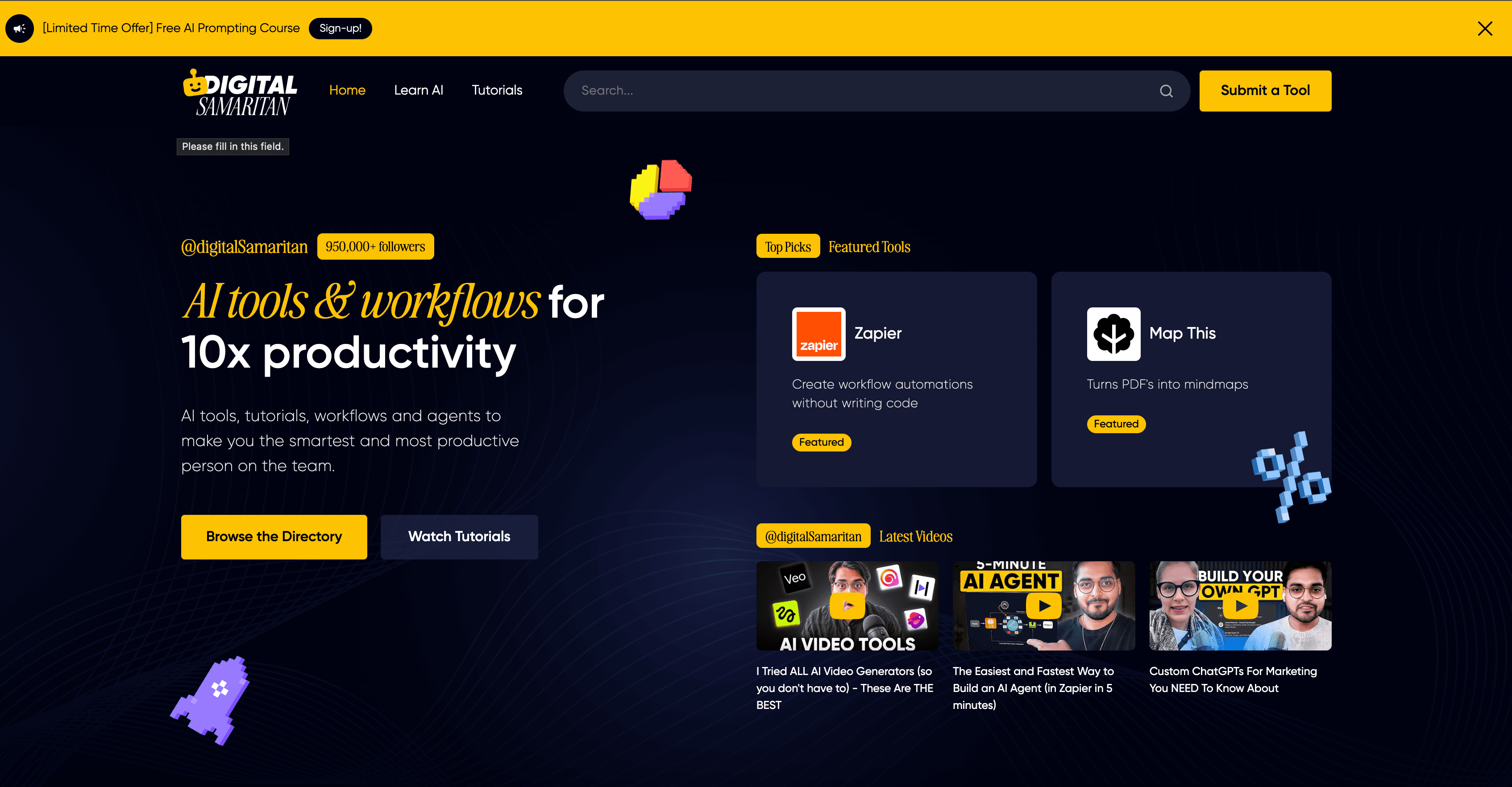 DigitalSamaritan website preview