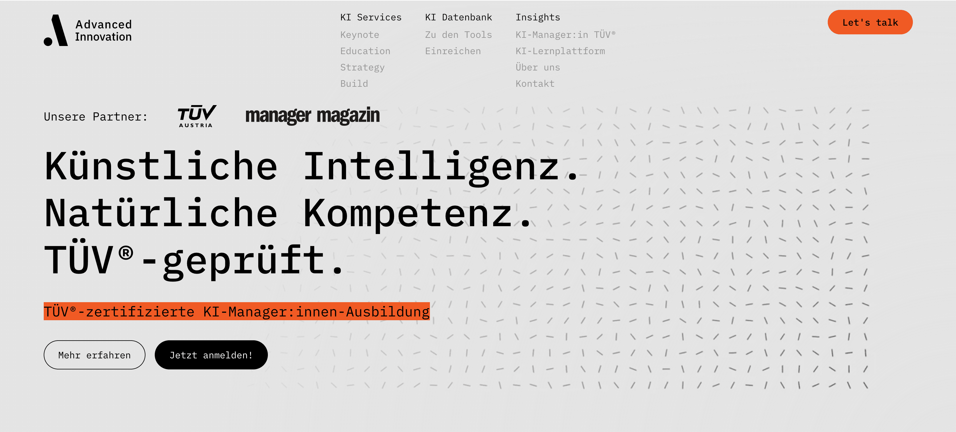 Advanced Innovation website preview