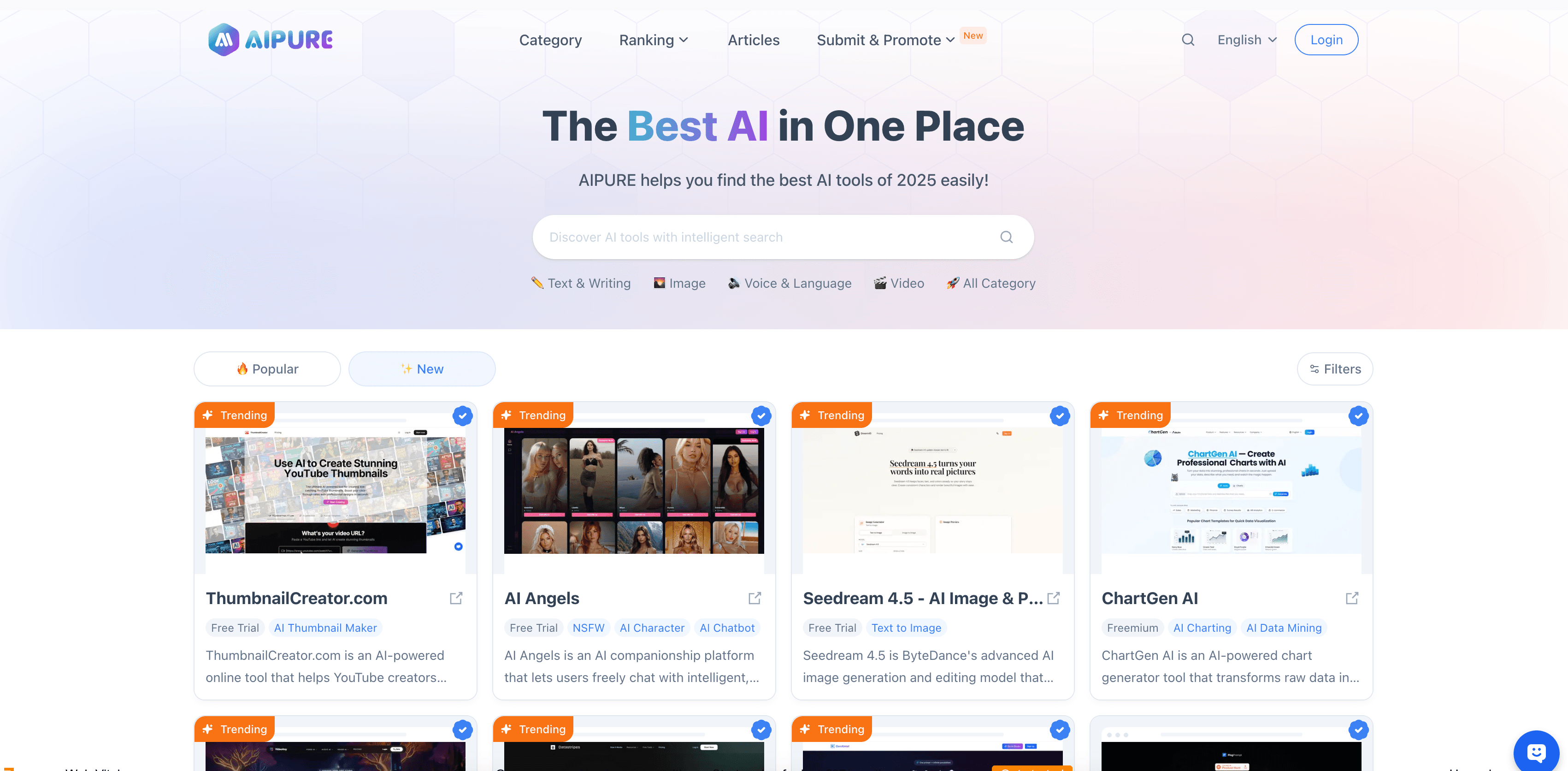 AI Pure website preview