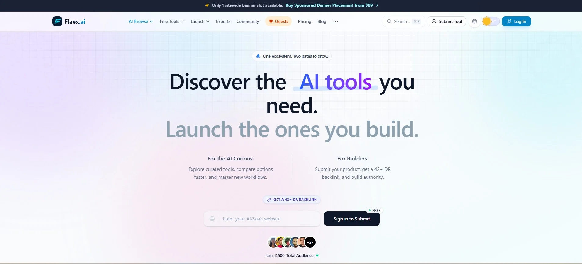 FLAEX AI interface screenshot