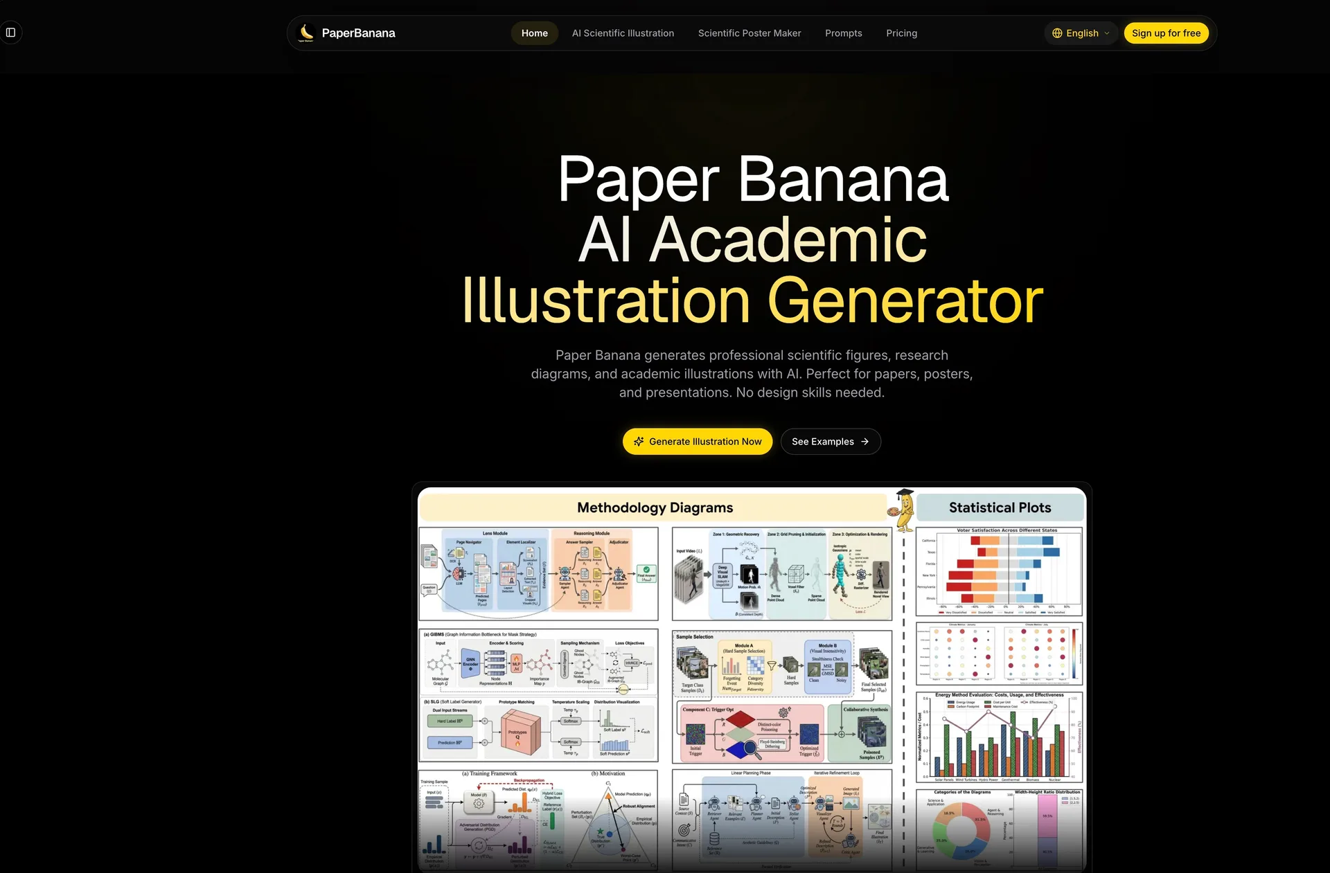 paper banana ai interface screenshot