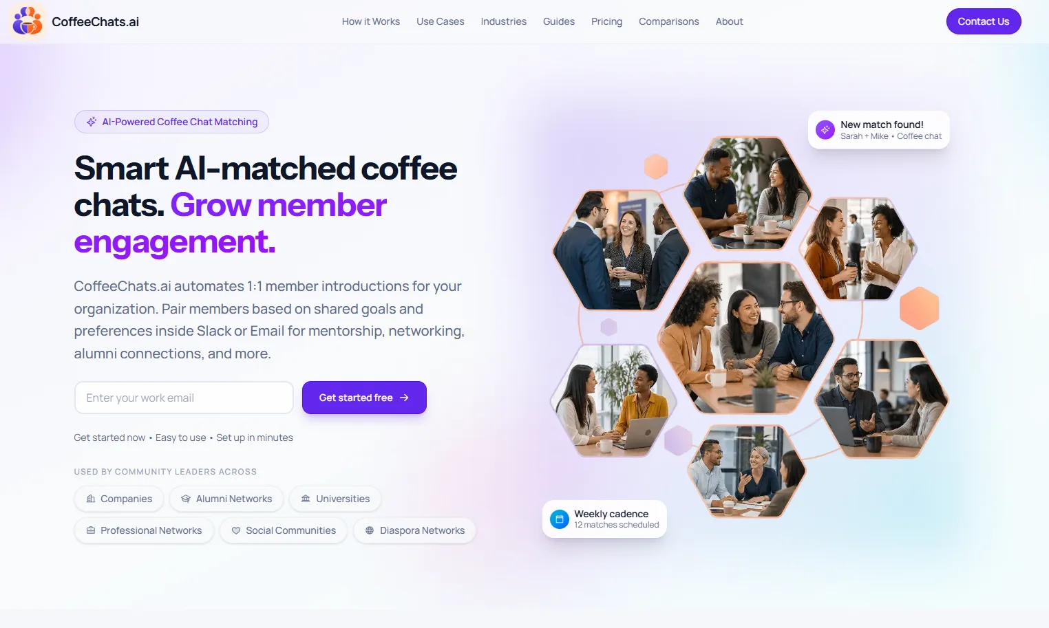 CoffeeChats interface screenshot