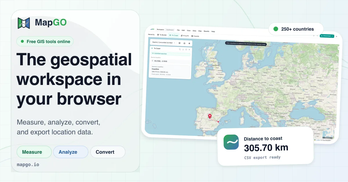 MapGO interface screenshot