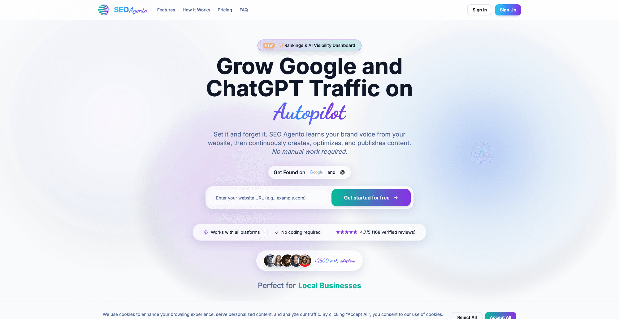 SEO Agento interface screenshot