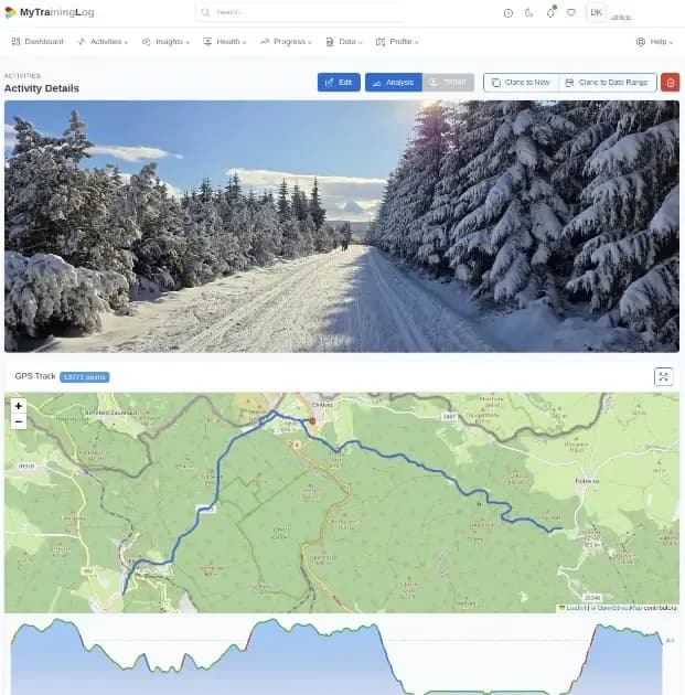 MyTraL interface screenshot