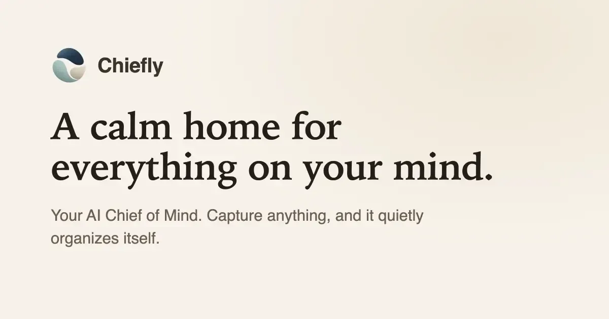 Chiefly interface screenshot
