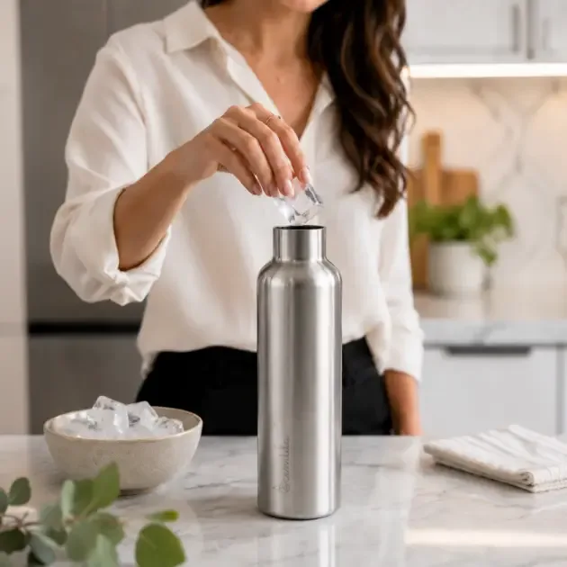 Plastic-free water bottle interface screenshot
