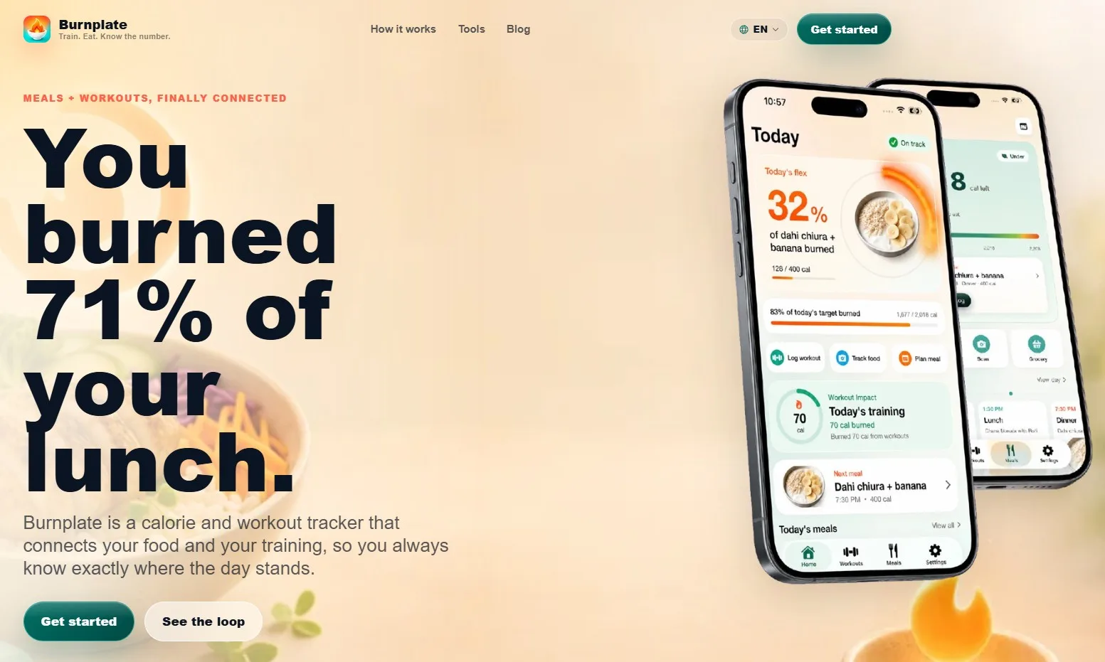 Burnplate interface screenshot