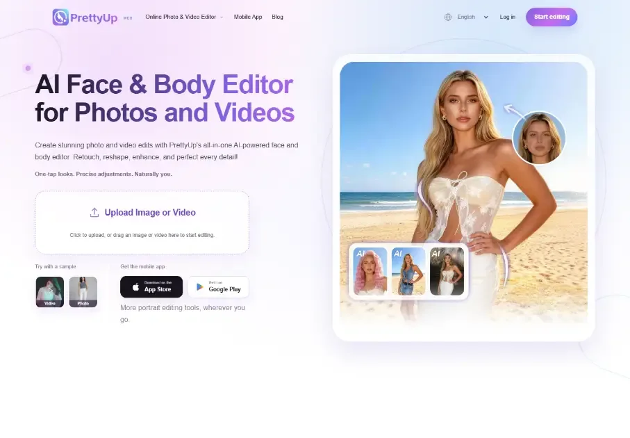 PrettyUp interface screenshot