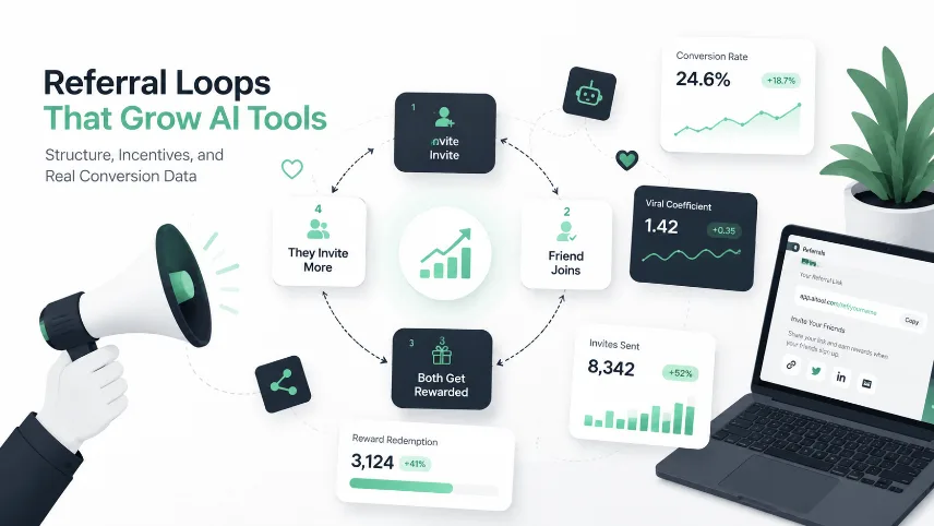 Referral Loops That Grow AI Tools: Structure, Incentives, and Real Conversion Data