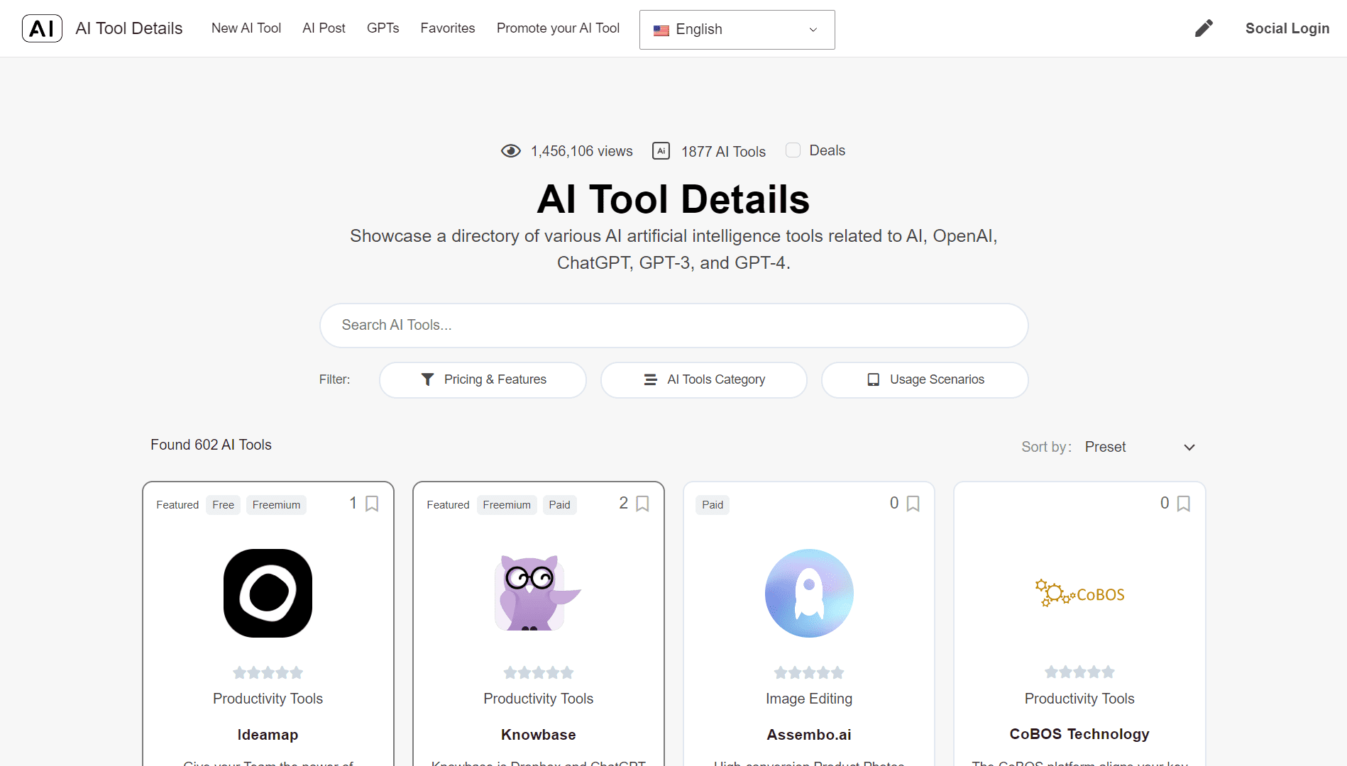 ChatGPT demo website preview