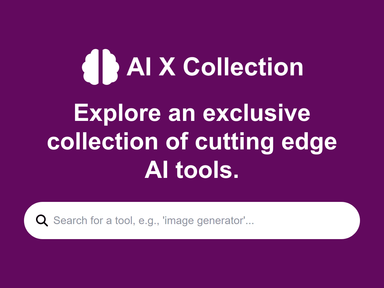 AIX Collection website preview