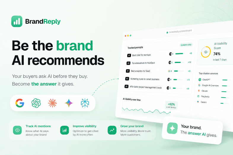 BrandReply interface screenshot
