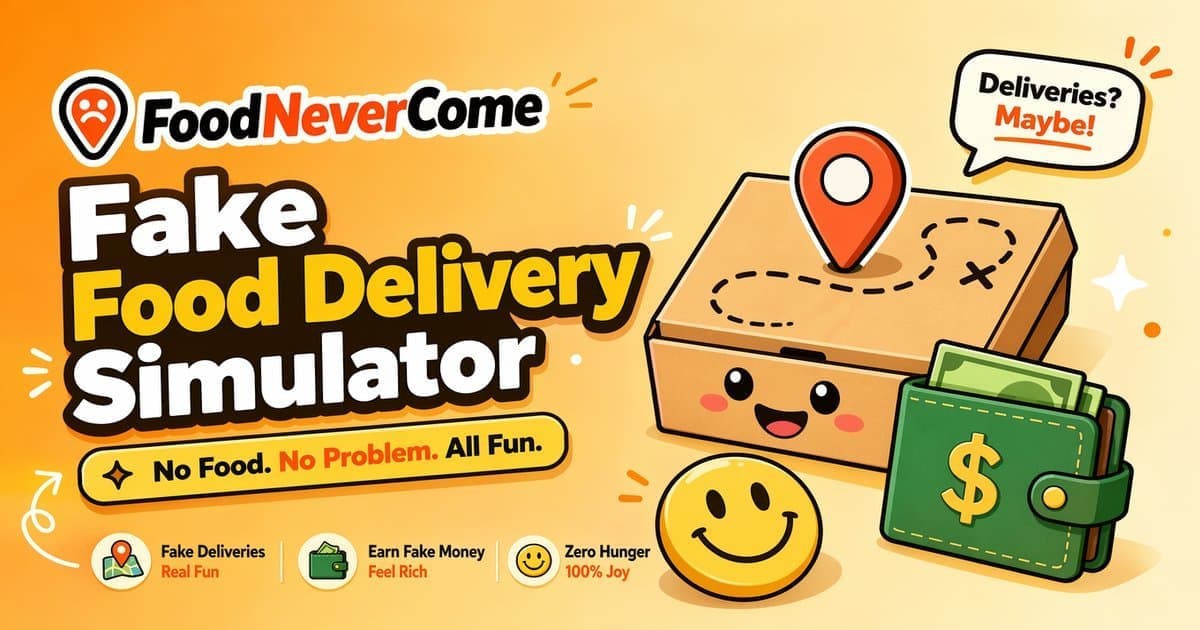 FoodNeverCome interface screenshot