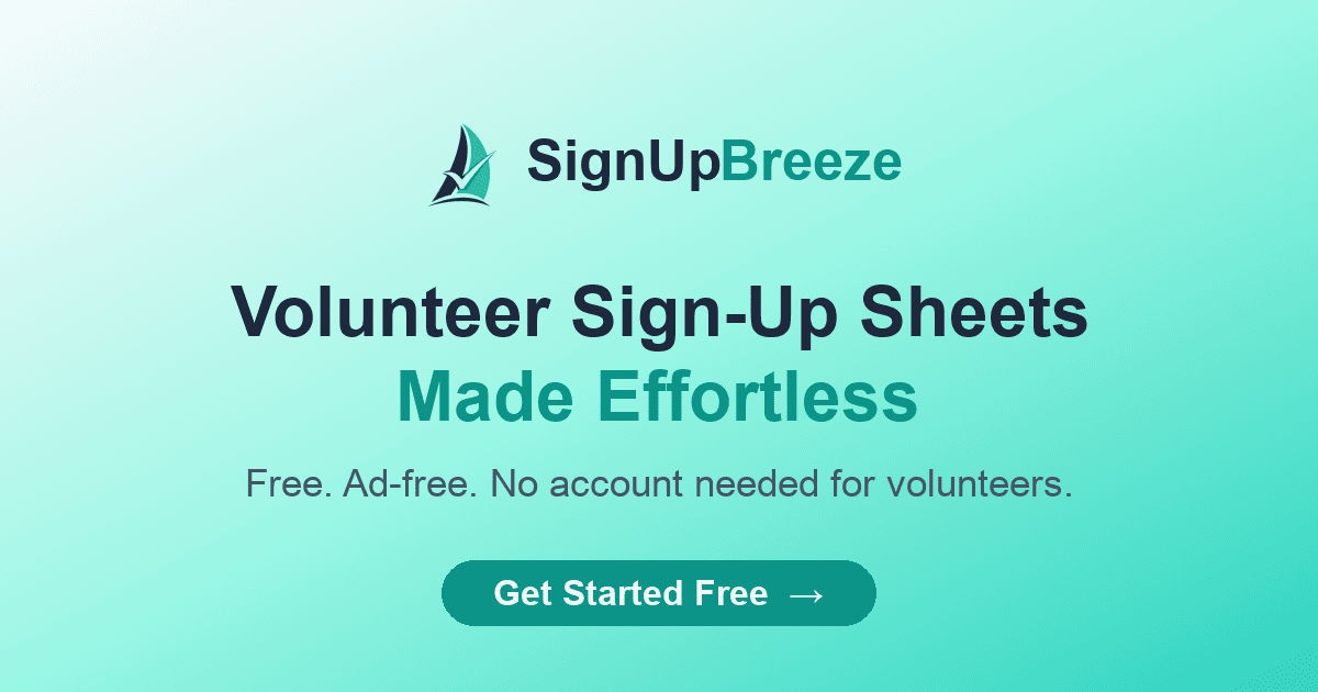 SignUpBreeze interface screenshot