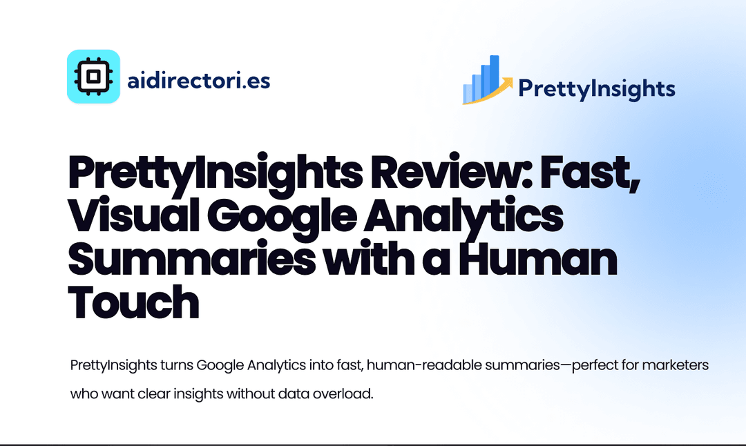 PrettyInsights Review: Fast, Visual Google Analytics Summaries…