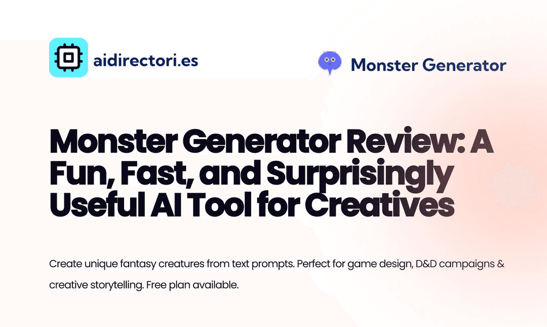 Generaider Monster Monster Generator Review: A Fun, Fast, and Surprisingly Useful…